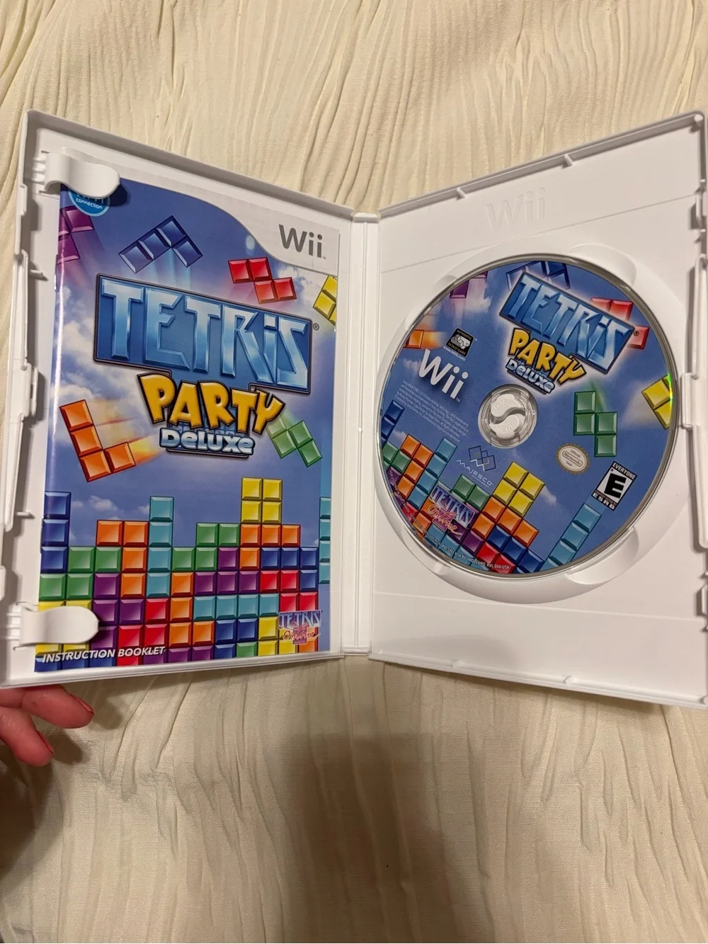 Tetris Party Deluxe Wii Game Complete w/ Manual
